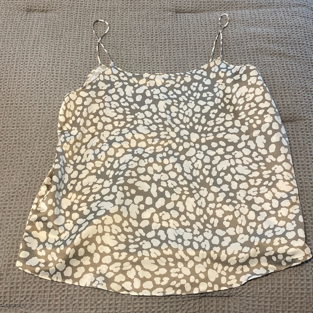 Leopard Print Satin Cami